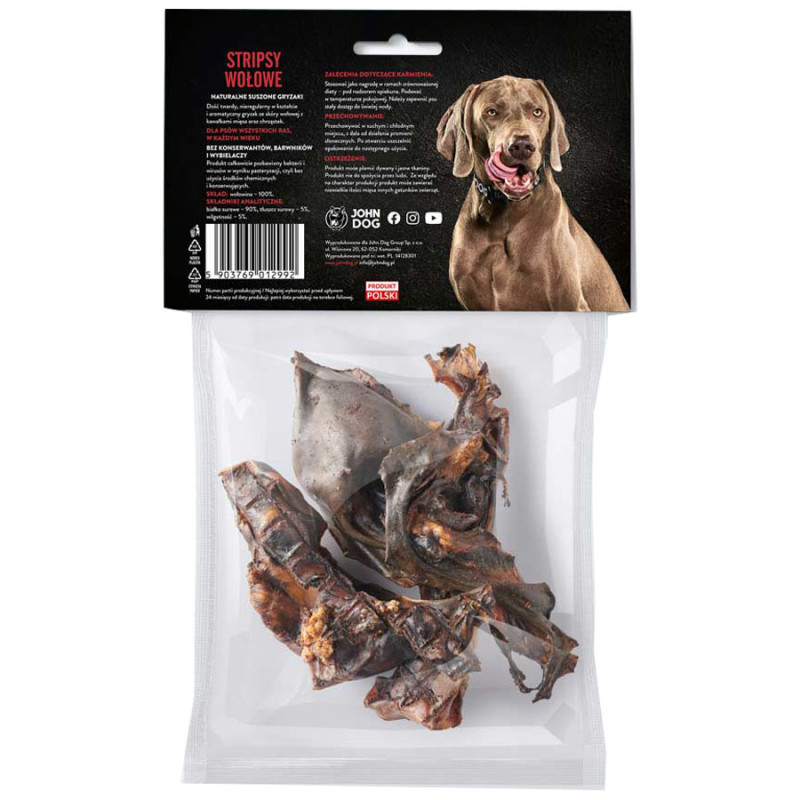 JOHN DOG Stripsy wołowe 250g