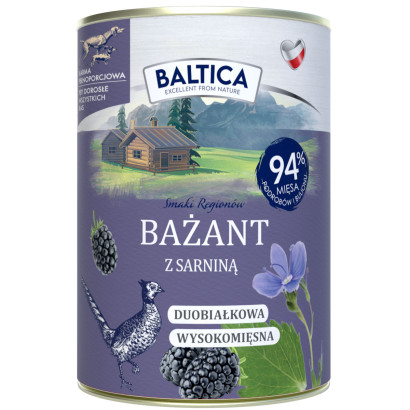 BALTICA Bażant z Sarniną 400g