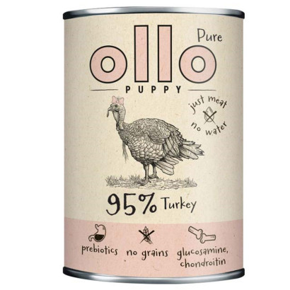 Ollo Pure PUPPY Indyk 850g