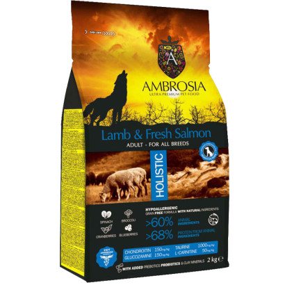 Ambrosia Jagniecina Zestaw z Mokra karma puszka ollo 400g