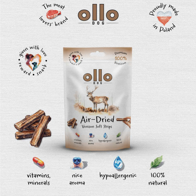 OLLO Air Dried 100% Venison...