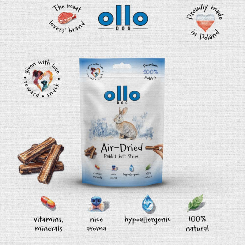OLLO Air Dried 100% Rabbit...