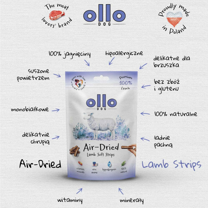 OLLO Air Dried 100% Lamb...