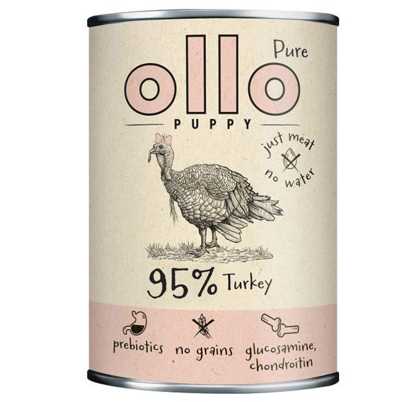 Ollo Pure PUPPY Indyk 400g
