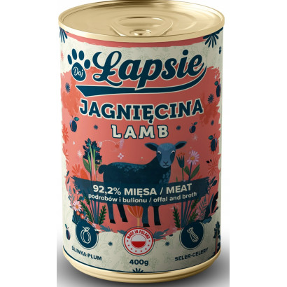 ŁAPSIE Monobiałkowa Karma Z...