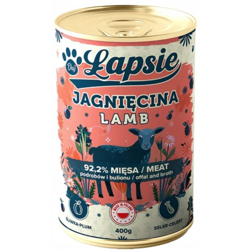 ŁAPSIE Monobiałkowa Karma Z...