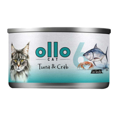 OLLO CAT Nr6 Tuńczyk i Krab...