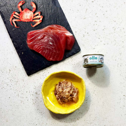 OLLO CAT Nr6 Tuńczyk i Krab...