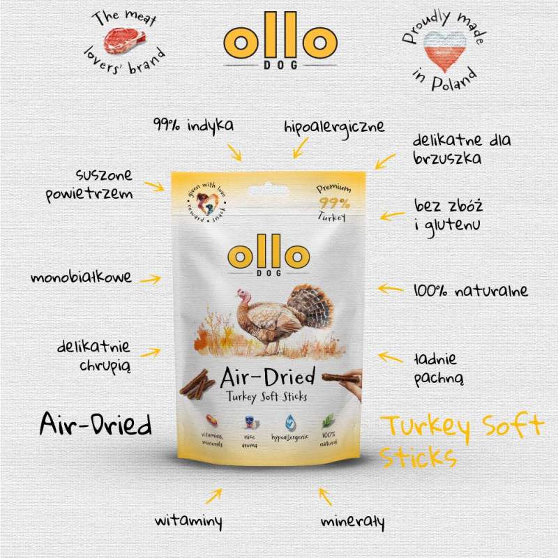 OLLO Air Dried Turkey Soft...