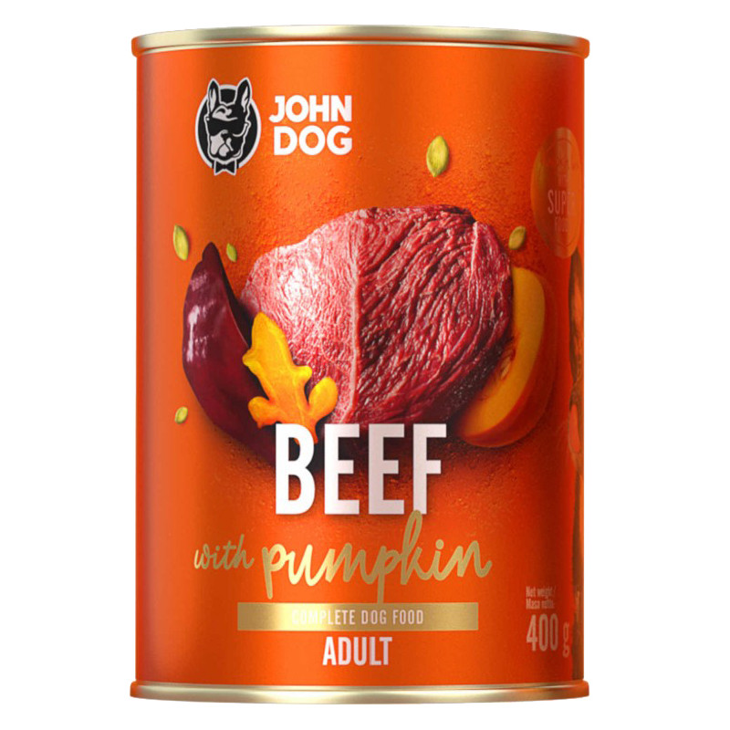 JOHN DOG Wołowina z dynią...