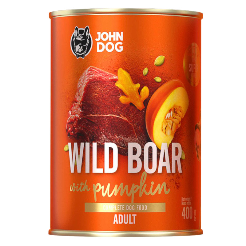 JOHN DOG Dzik z dynią Adult...