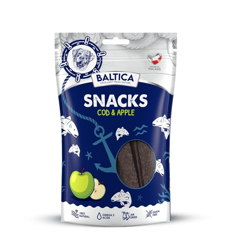 BALTICA Snacks Cod & Apple 100g
